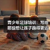 青少年足球培训:写给那些想让孩子跑得更远的父母与教练(图4) 青少年足球培训:写给那些想让孩子跑得更远的父母与教练(图4)
