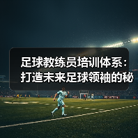 足球教练员培训体系:打造未来足球领袖的秘密武器(图3) 足球教练员培训体系:打造未来足球领袖的秘密武器(图3)