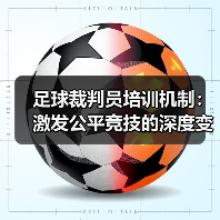 足球裁判员培训机制:激发公平竞技的深度变革(图4) 足球裁判员培训机制:激发公平竞技的深度变革(图4)