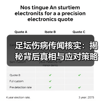 足坛伤病传闻核实:揭秘背后真相与应对策略(图3) 足坛伤病传闻核实:揭秘背后真相与应对策略(图3)