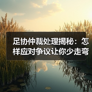 足协仲裁处理揭秘:怎样应对争议让你少走弯路(图2) 足协仲裁处理揭秘:怎样应对争议让你少走弯路(图2)