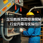 足坛教练罚款标准揭秘：行业内幕与实操技巧