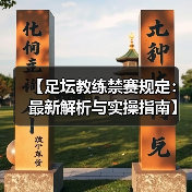 【足坛教练禁赛规定:最新解析与实操指南】(图1) 【足坛教练禁赛规定:最新解析与实操指南】(图1)