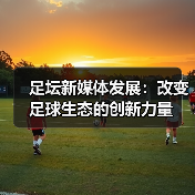 足坛新媒体发展:改变足球生态的创新力量(图3) 足坛新媒体发展:改变足球生态的创新力量(图3)