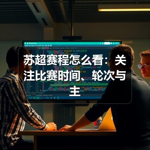 苏超赛程怎么看:关注比赛时间、轮次与主客场的实用指南