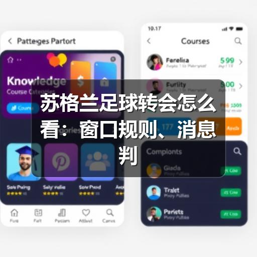 苏格兰足球转会怎么看:窗口规则、消息判断与球迷关注重点