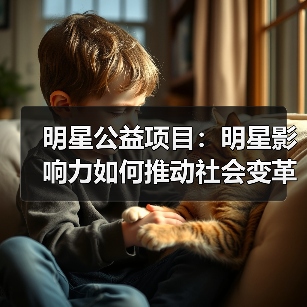 明星公益项目:明星影响力如何推动社会变革?(图4) 明星公益项目:明星影响力如何推动社会变革?(图4)