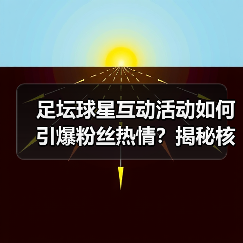 足坛球星互动活动如何引爆粉丝热情?揭秘核心技巧(图3) 足坛球星互动活动如何引爆粉丝热情?揭秘核心技巧(图3)