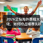 2026足坛海外赛程大变化,如何抢占观赛先机?(图2) 2026足坛海外赛程大变化,如何抢占观赛先机?(图2)