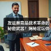 友谊赛竟是战术革命的秘密武器?揭秘足坛俱乐部的隐藏价值(图1) 友谊赛竟是战术革命的秘密武器?揭秘足坛俱乐部的隐藏价值(图1)
